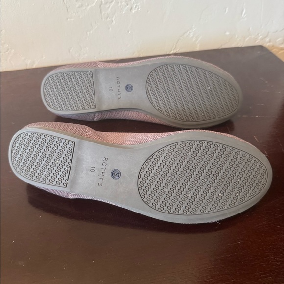 Rothy’s The Flat in Mink Ballet Flats Shoes Retired Mauve Gray Dusty Purple - Picture 7 of 9